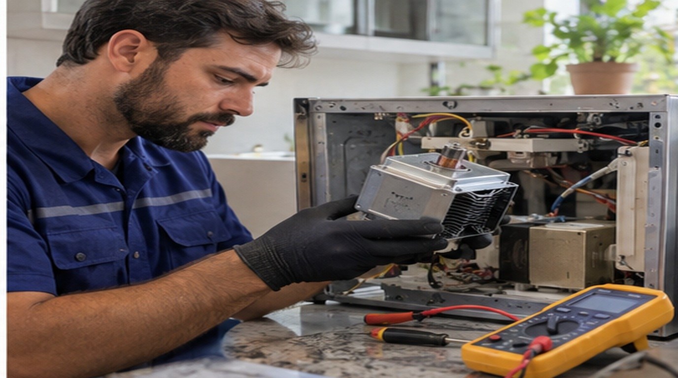 Conserto de micro-ondas em Londrina‑PR: troca do magnetron