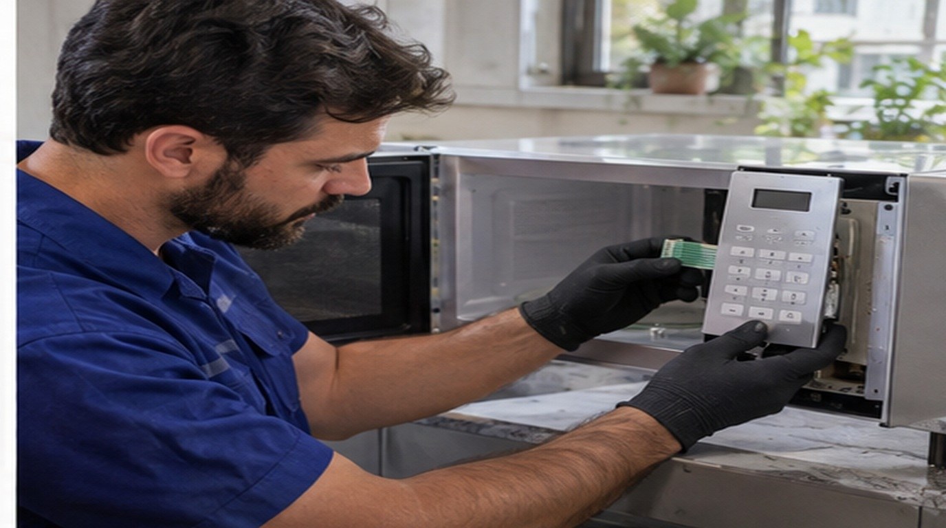 Conserto de micro-ondas em Londrina‑PR: troca da membrana e do painel
